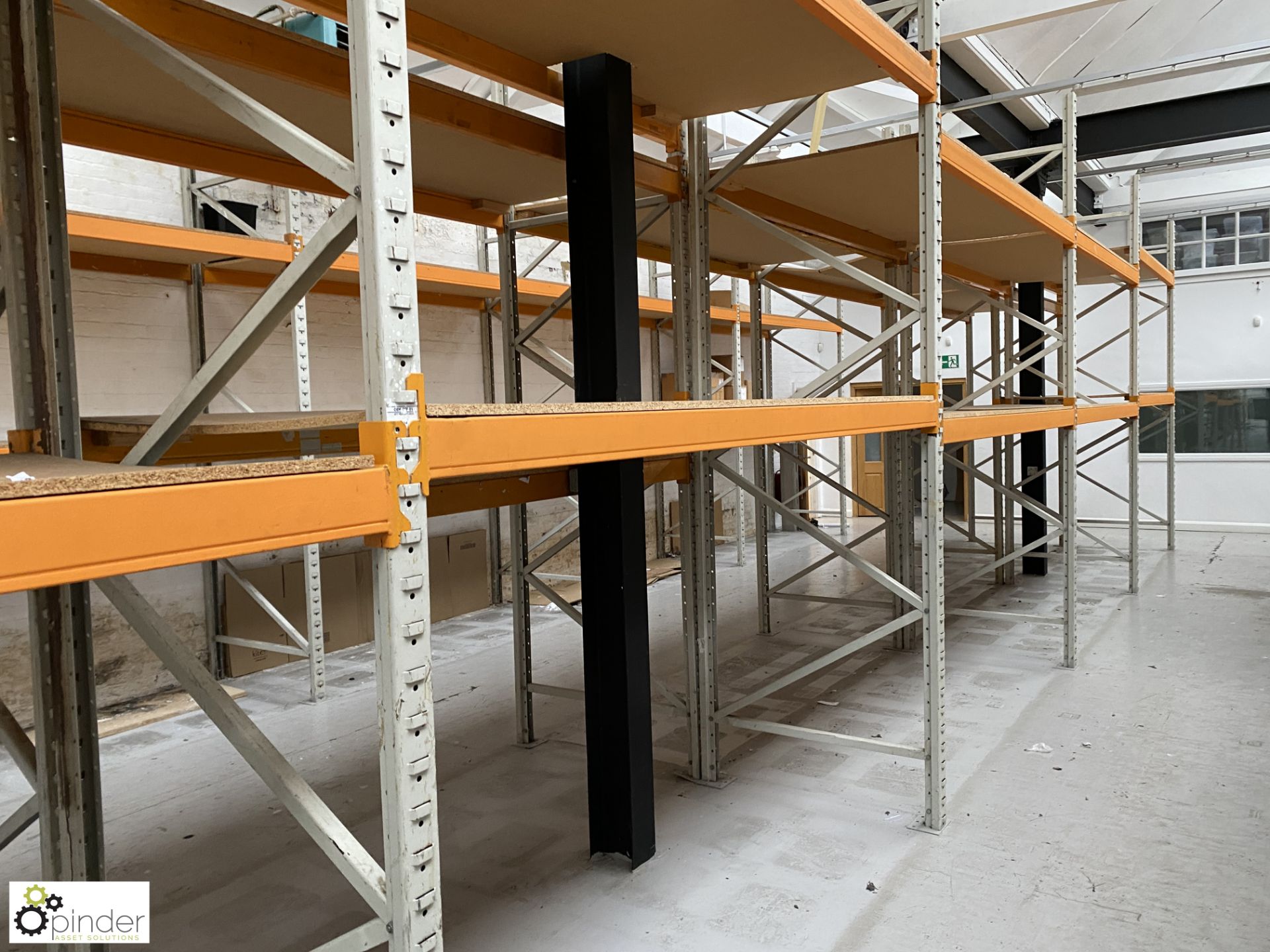 5 bays boltless Pallet Racking, comprising 6 uprights 1100mm x 3600mm high, 20 beams 2700mm x - Image 3 of 7