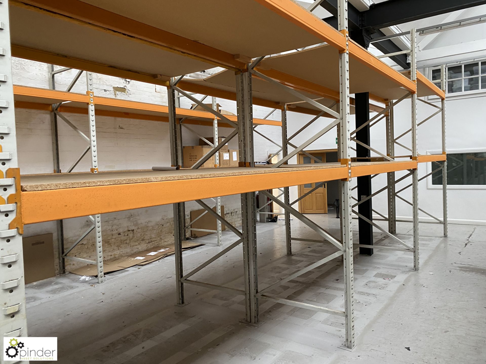 5 bays boltless Pallet Racking, comprising 6 uprights 1100mm x 3600mm high, 20 beams 2700mm x - Image 4 of 7