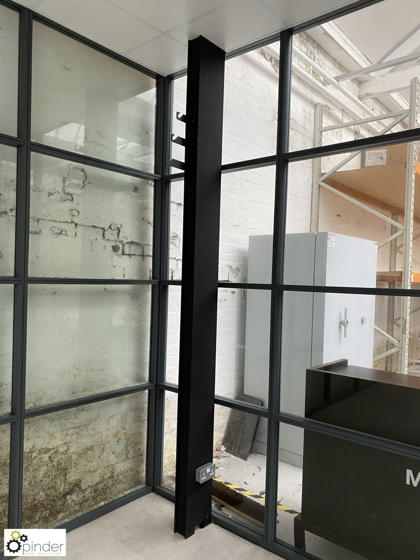 Aluminium and glazed Office Pod, 7000mm x 4000mm x 3150mm external measurements, with single door, - Bild 9 aus 12