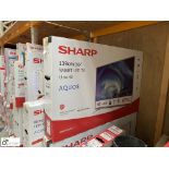 3 Sharp C50BN5KF2AB TVs (faulty) and Sharp C50BN5KF2AB TV (damaged)