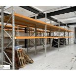 5 bays boltless Pallet Racking, comprising 6 uprights 1100mm x 3600mm high, 20 beams 2700mm x