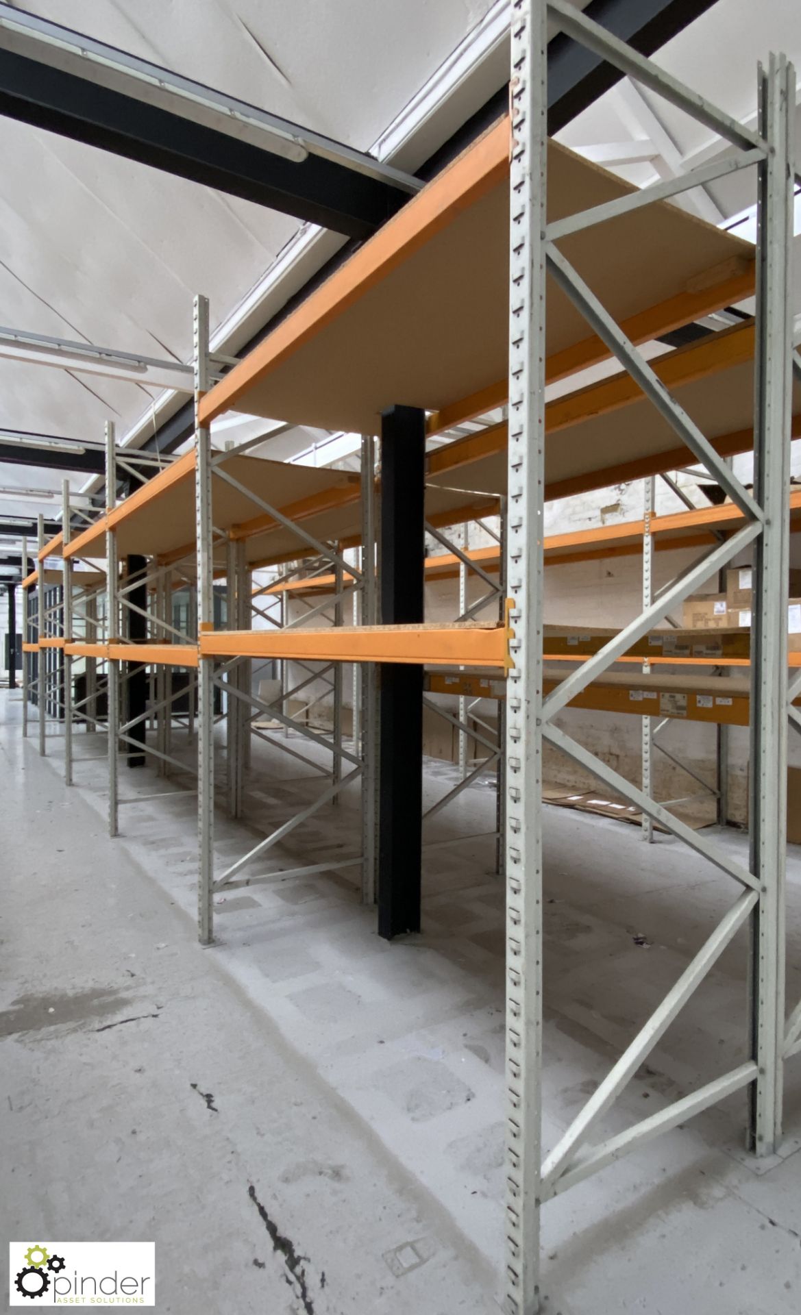 5 bays boltless Pallet Racking, comprising 6 uprights 1100mm x 3600mm high, 20 beams 2700mm x - Image 6 of 7