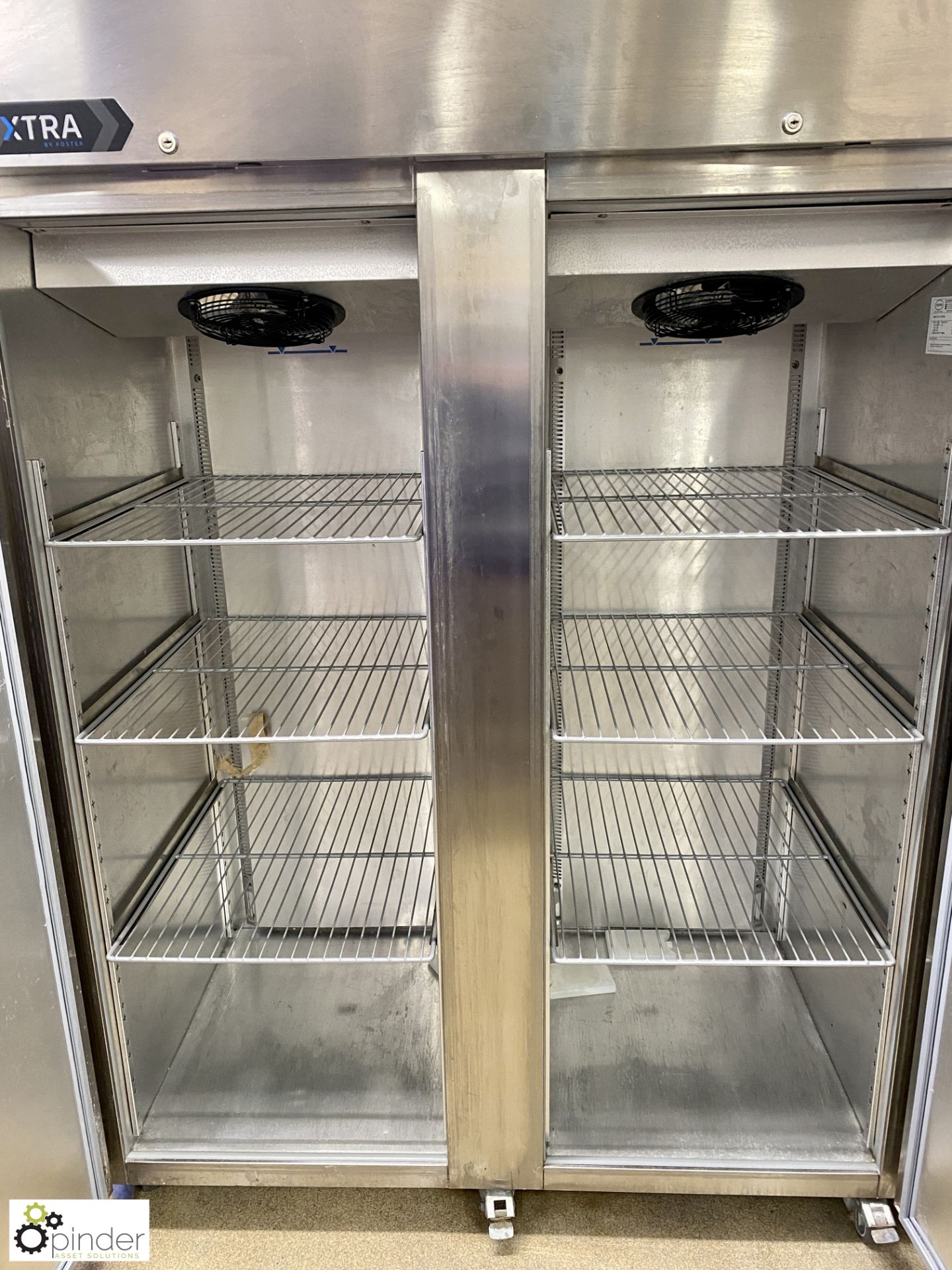 Extra by Foster 33-187 XR1300L stainless steel double door mobile Freezer, 240volts, 1380mm x - Image 4 of 7