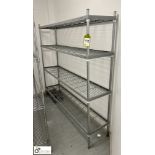 Craven adjustable 4-shelf Rack, 760mm x 400mm x 1690mm