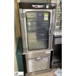 Dixell stainless steel glazed Display Fridge Counter, 240volts, 600mm x 760mm x 1420mm