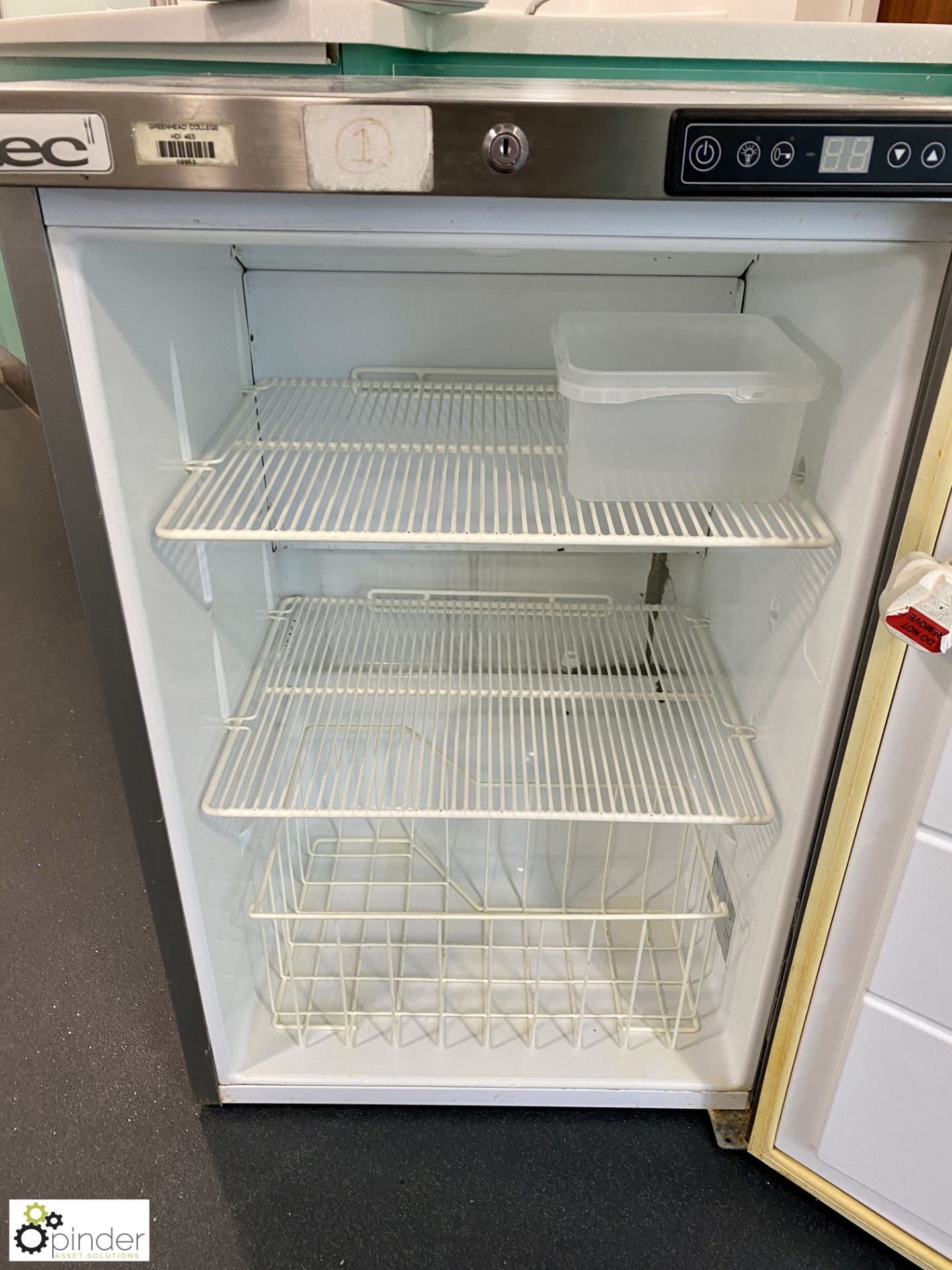 LEC stainless steel undercounter Fridge, 240volts, 560mm x 540mm x 865mm - Image 3 of 4
