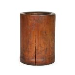 A CHINESE CARVED BAMBOO BRUSHPOT, BITONG, QING DYNASTY (1644-1911)
