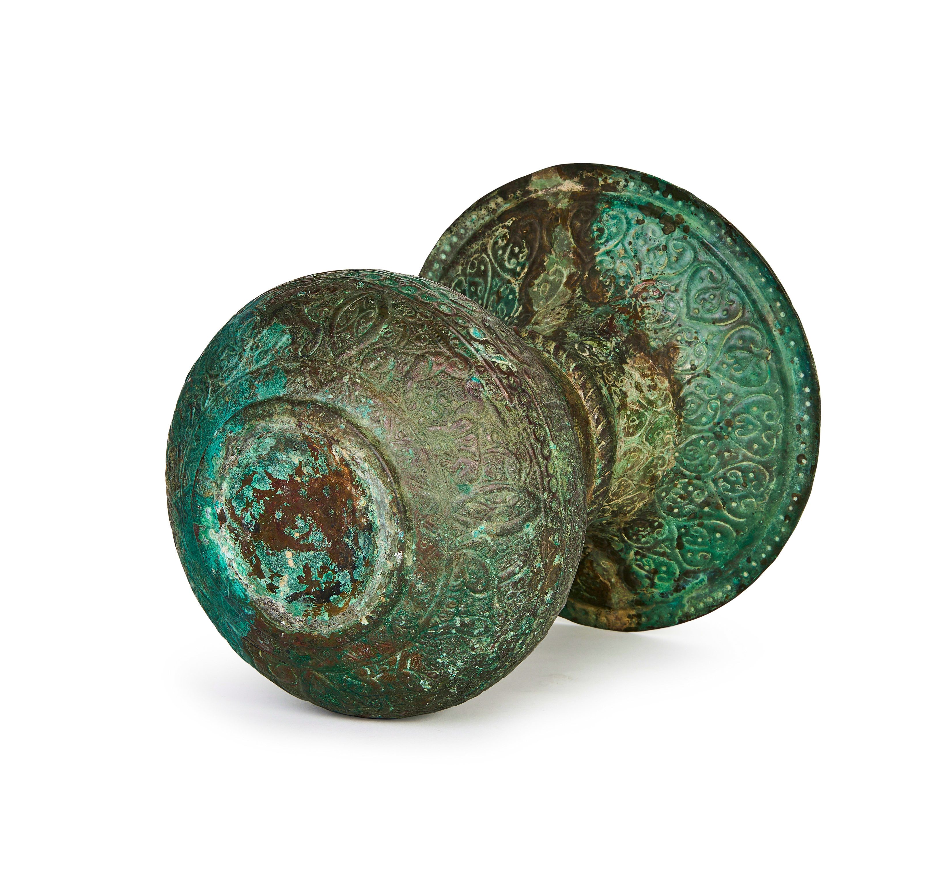 A BRONZE KHOROSAN VASE, PERSIA, CIRCA 12TH CENTURY - Image 2 of 2