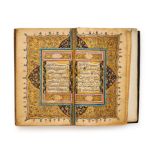 A HIGHLY ILLUMINATED PRAYER BOOK WRITTEN BY SAYYID ALI AL-RUSHDI, SHAZADA, DATED 1250AH