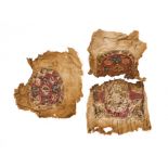 THREE COPTIC TEXTILE FRAGMENTS CIRCA 4TH CENTURY A.D.