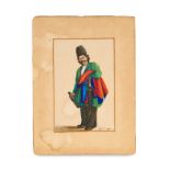 A QAJAR PAINTING OF A NOBLEMAN, 19TH CENTURY