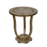 AN INLAID MIDDLE EASTERN OCCASIONAL TABLE