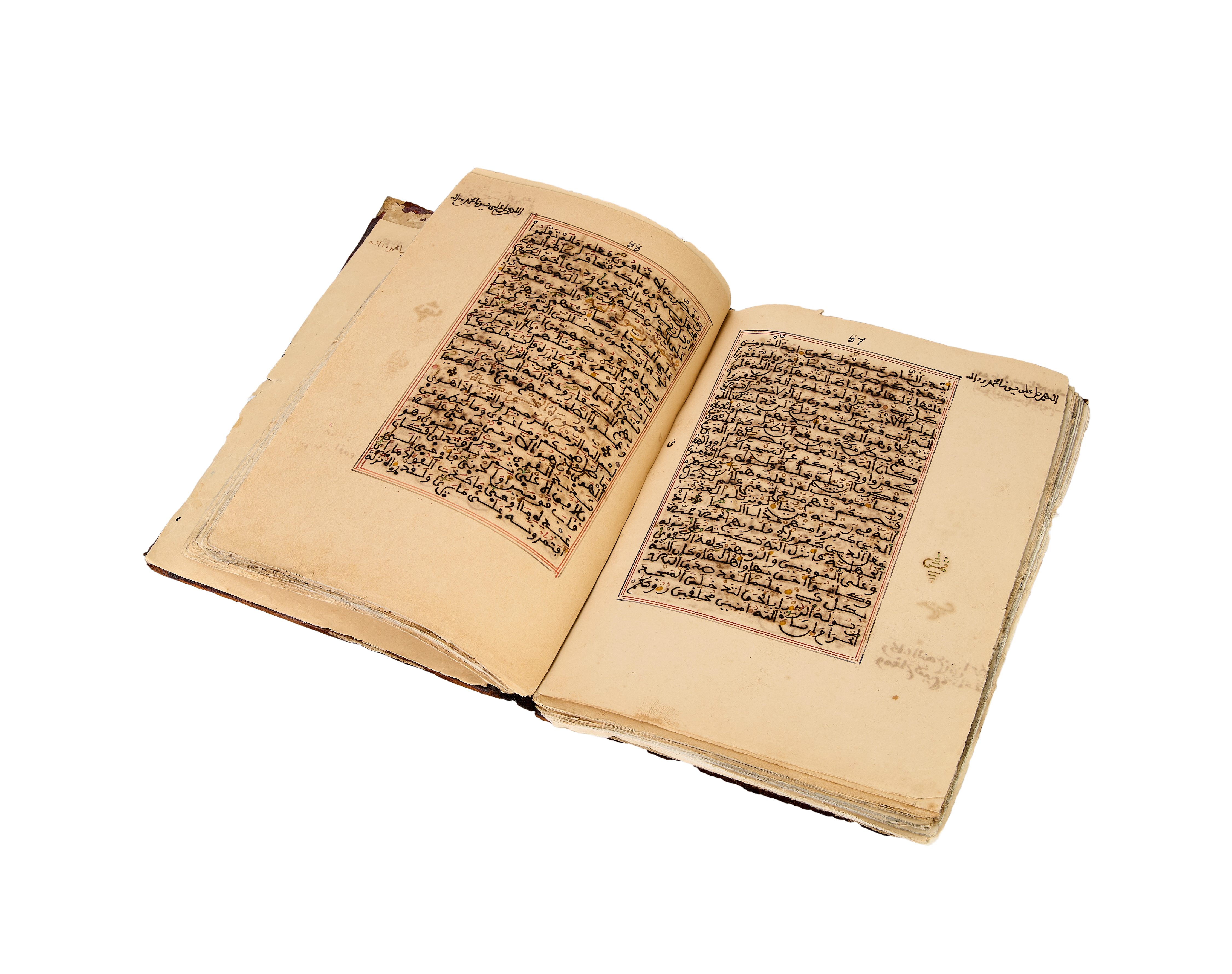 A PRAYER BOOK IN MAGHRIBI SCRIPT, DATED 1327AH, 18TH CENTURY, NORTH AFRICA