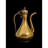 A BRASS EWER MADE FOR OTTOMAN MARKET, 19TH/20TH CENTURY