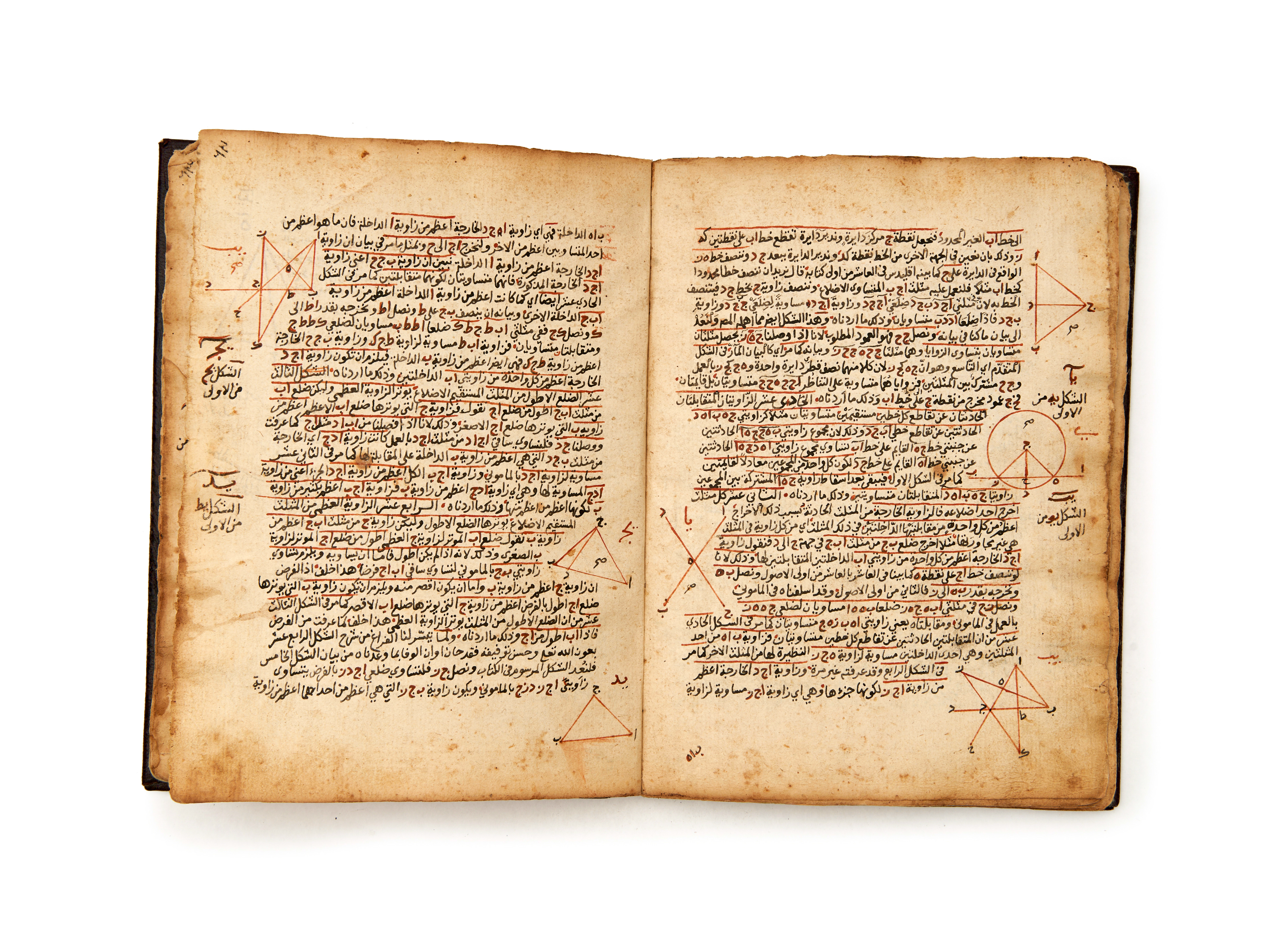 ABDUL MOUTI BIN HASSAN BIN ABDULLAH AL MEKKI, A MANUSCRIPT ABOUT GEOMETRY & MATHS, DATED 983AH - Image 5 of 16