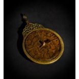 A PLANISPHERIC BRASS ASTROLABE SIGNED BY MOHAMAD BIN HAMIL AL-ISFHANI, PERSIA