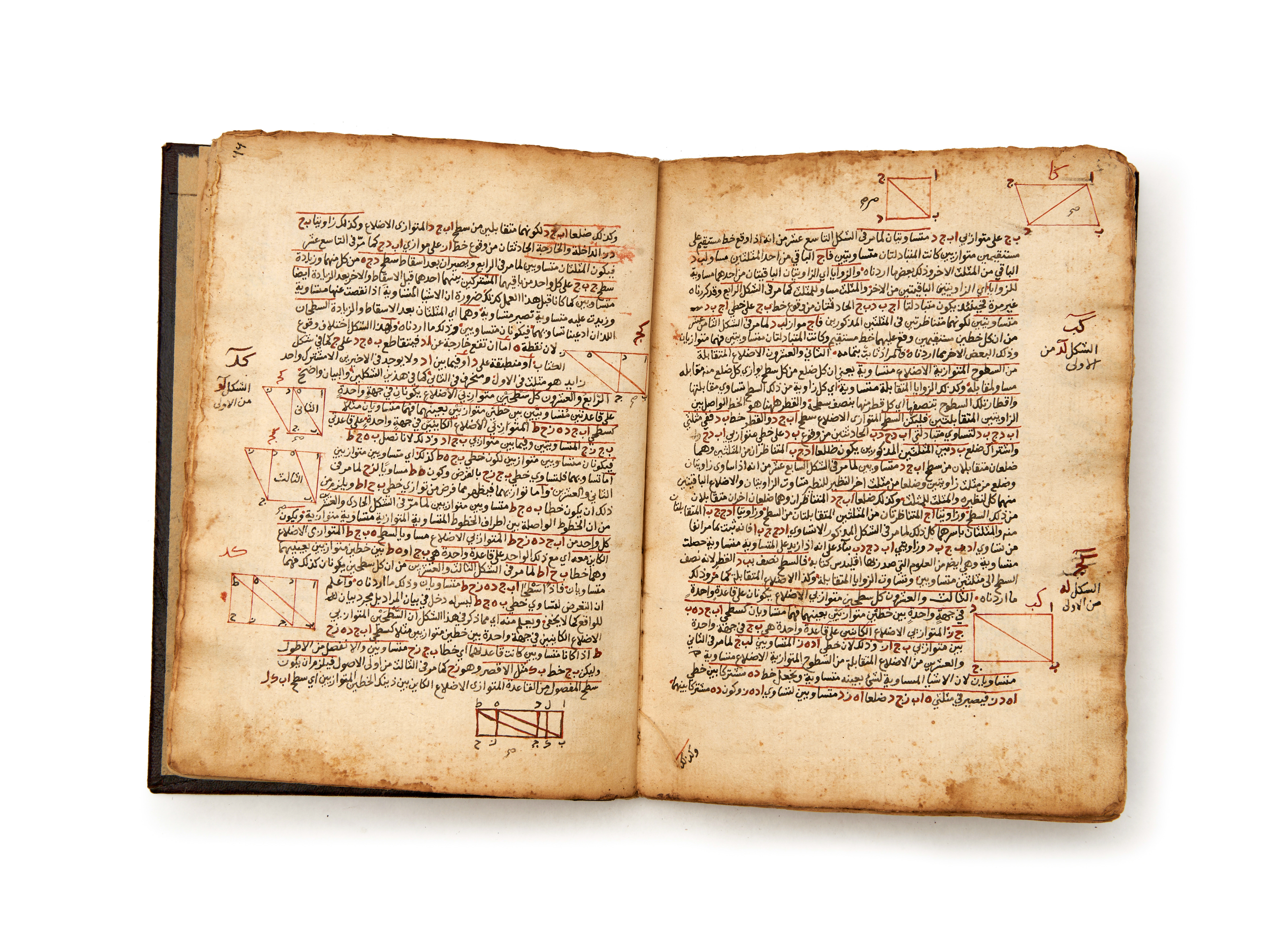 ABDUL MOUTI BIN HASSAN BIN ABDULLAH AL MEKKI, A MANUSCRIPT ABOUT GEOMETRY & MATHS, DATED 983AH - Image 11 of 16