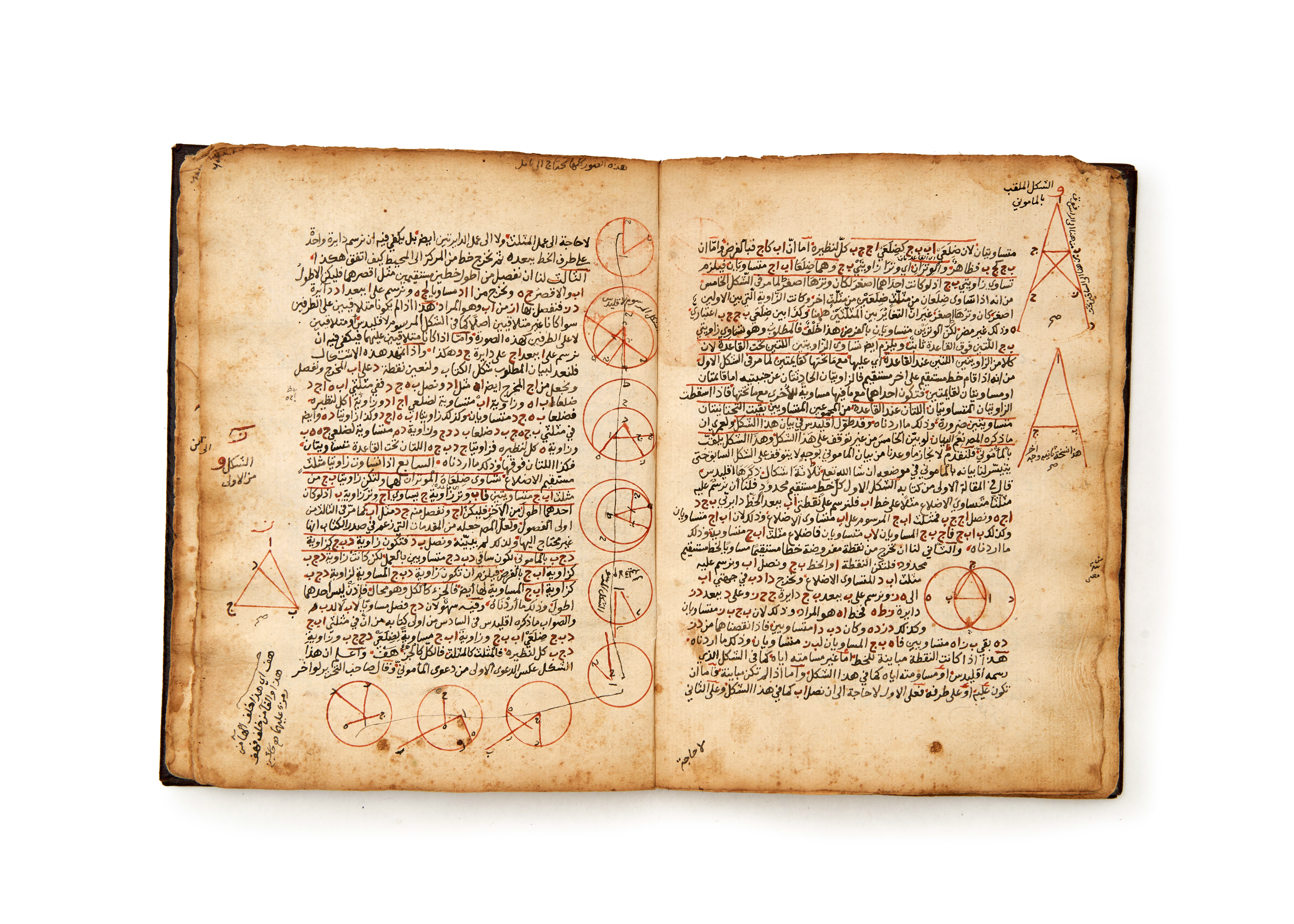 ABDUL MOUTI BIN HASSAN BIN ABDULLAH AL MEKKI, A MANUSCRIPT ABOUT GEOMETRY & MATHS, DATED 983AH - Image 2 of 16