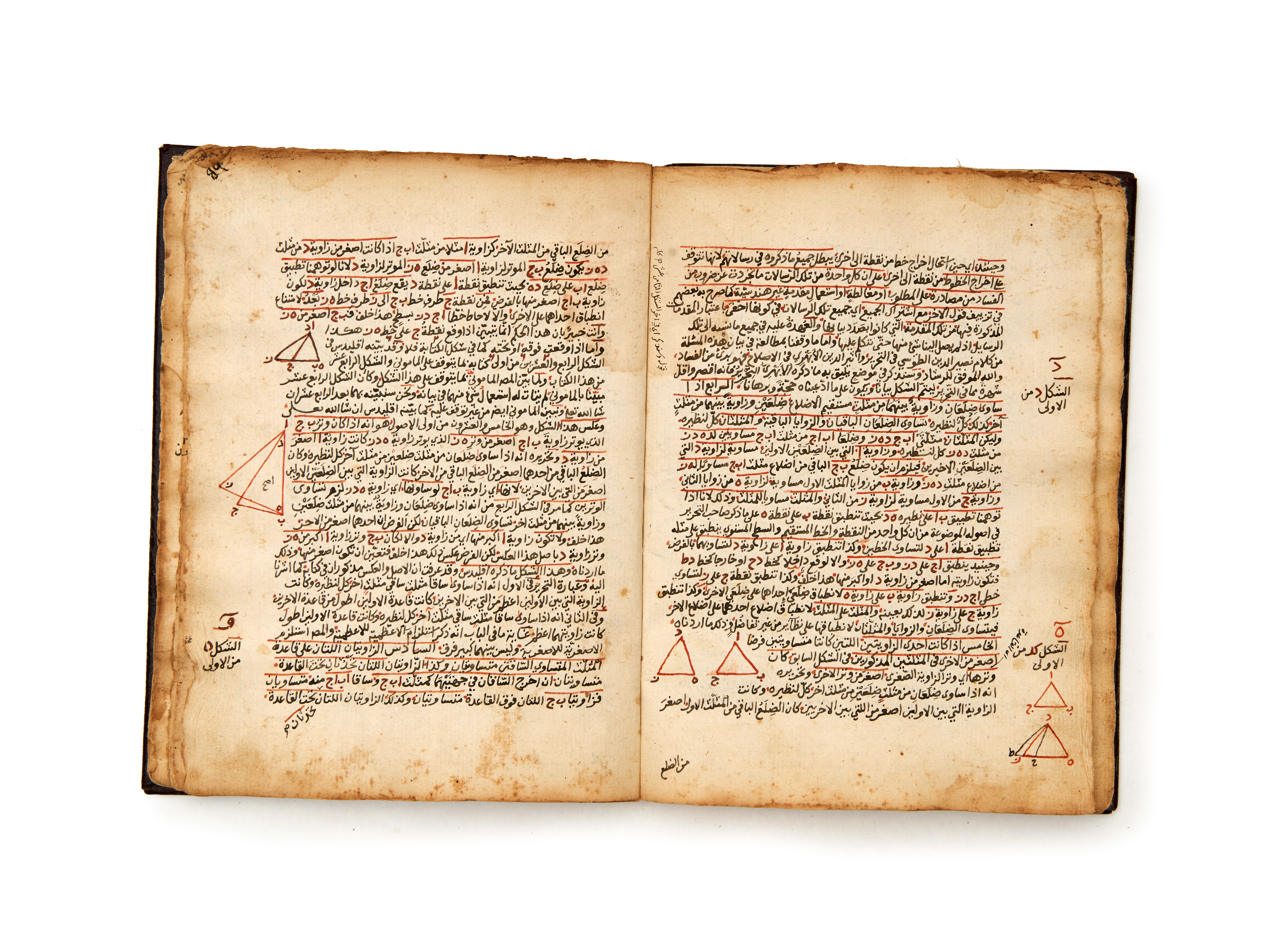 ABDUL MOUTI BIN HASSAN BIN ABDULLAH AL MEKKI, A MANUSCRIPT ABOUT GEOMETRY & MATHS, DATED 983AH - Image 10 of 16