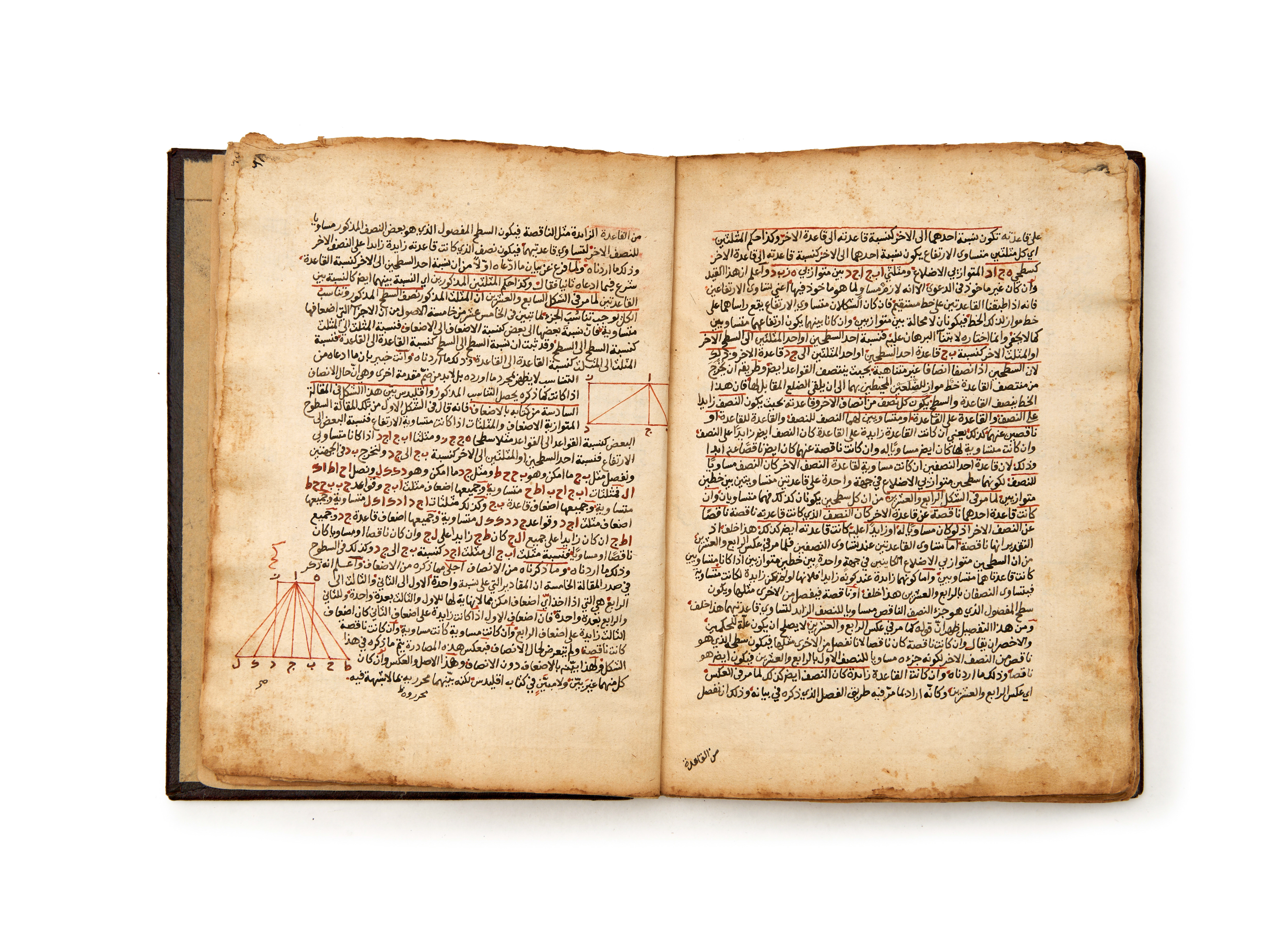 ABDUL MOUTI BIN HASSAN BIN ABDULLAH AL MEKKI, A MANUSCRIPT ABOUT GEOMETRY & MATHS, DATED 983AH - Image 7 of 16