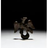 A ROMAN BRONZE PENDANT OF AN EAGLE, IMPERIAL PERIOD CIRCA 1ST CENTURY A.D