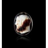 A ROMAN BANDED AGATE CAMEO OF A WISE MAN, CIRCA 2ND CENTURY A.D.