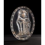 A LARGE ROCK CRYSTAL BYZANTINE LOVERS PLAQUE, CIRCA 5TH CENTURY A.D.