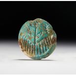 AN INDUS VALLEY MOHENJO-DARO STAMP SEAL CIRCA 2600BC- 1900BC