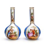 A PAIR OF VASES, PROBABLY DRESDEN, 19TH CENTURY, GERMANY