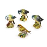 AN ASSORTMENT OF PORCELAIN BIRDS, BESWICK