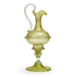 A VENETIAN GLASS EWER