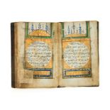 A MINIATURE OTTOMAN PRAYER BOOK (AN'AM) SIGNED AL-SAYYID HAFIZ YOUSUF BAHRI SUTDENT OF SALEEH BAHRI,