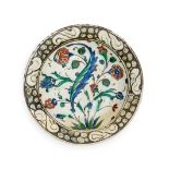 AN IZNIK DISH, OTTOMAN TURKEY, 18TH CENTURY