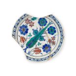 AN IZNIK DISH, OTTOMAN TURKEY, 18TH CENTURY