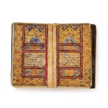 AN ILLUMINATED MINIATURE QURAN, MIRZA SULTAN HASSAN KHAN DATED 1226 QAJAR, PERSIA