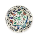 AN IZNIK DISH, OTTOMAN TURKEY, 18TH CENTURY