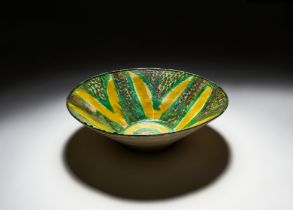 A LARGE SGRAFFITO BOWL, NISHAPUR, CIRCA 10TH CENTURY