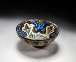 A SULTANABAD POTTERY BOWL EASTERN IRAN, 14TH CENTURY