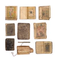 A COLLECTION OF JEWISH STYLE PRAYER BOOKS AND SCROLLS