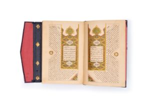 QURAN, OTTOMAN TURKEY, DATED 1323AH/1905, LITHOGRAPH