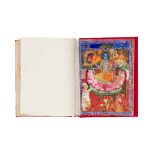 AN INDIAN GEETA MANUSCRIPT WITH MINIATURES, 19TH CENTURY