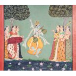 AN ILLUSTRATION TO A RAGAMALA SERIES, MUGHAL, INDIA 19TH CENTURY