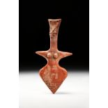 A SYRIAN TERRACOTTA IDOL CIRCA LATE 3RD-EARLY 2ND MILLENNIUM B.C.