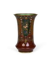 ATTRIBUTED TO NAMIKAWA YASUYUKI (1845-1927): A CLOISONNE BEAKER, MEIJI PERIOD 19TH CENTURY