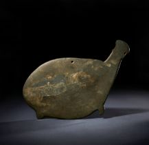 AN EGYPTIAN SCHIST PALETTE, PREDYNASTIC, CIRCA 3200 B.C.