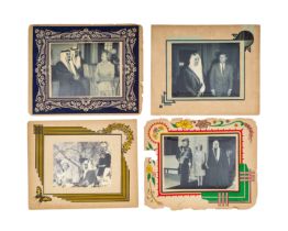 FOUR PHOTOGRAPHS OF KING FAISAL, SAUDI ARABIA, 20TH CENTURY