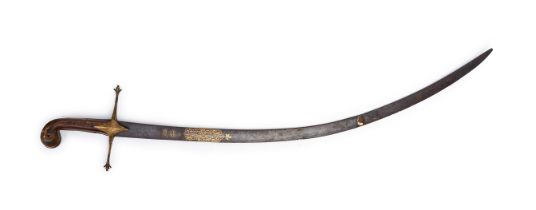 A JAWAHAR SWORD WITH CALLIGRAPHY, BY ASADULLAH, PERIOD OF SHAH ABBAS, 17TH CENTURY