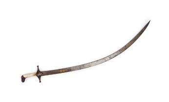 A SAFAVID SWORD (SHAMSHIR) BY ASADULLAH ISFAHANI, 17TH CENTURY, PERIOD OF SHAH ABBASS