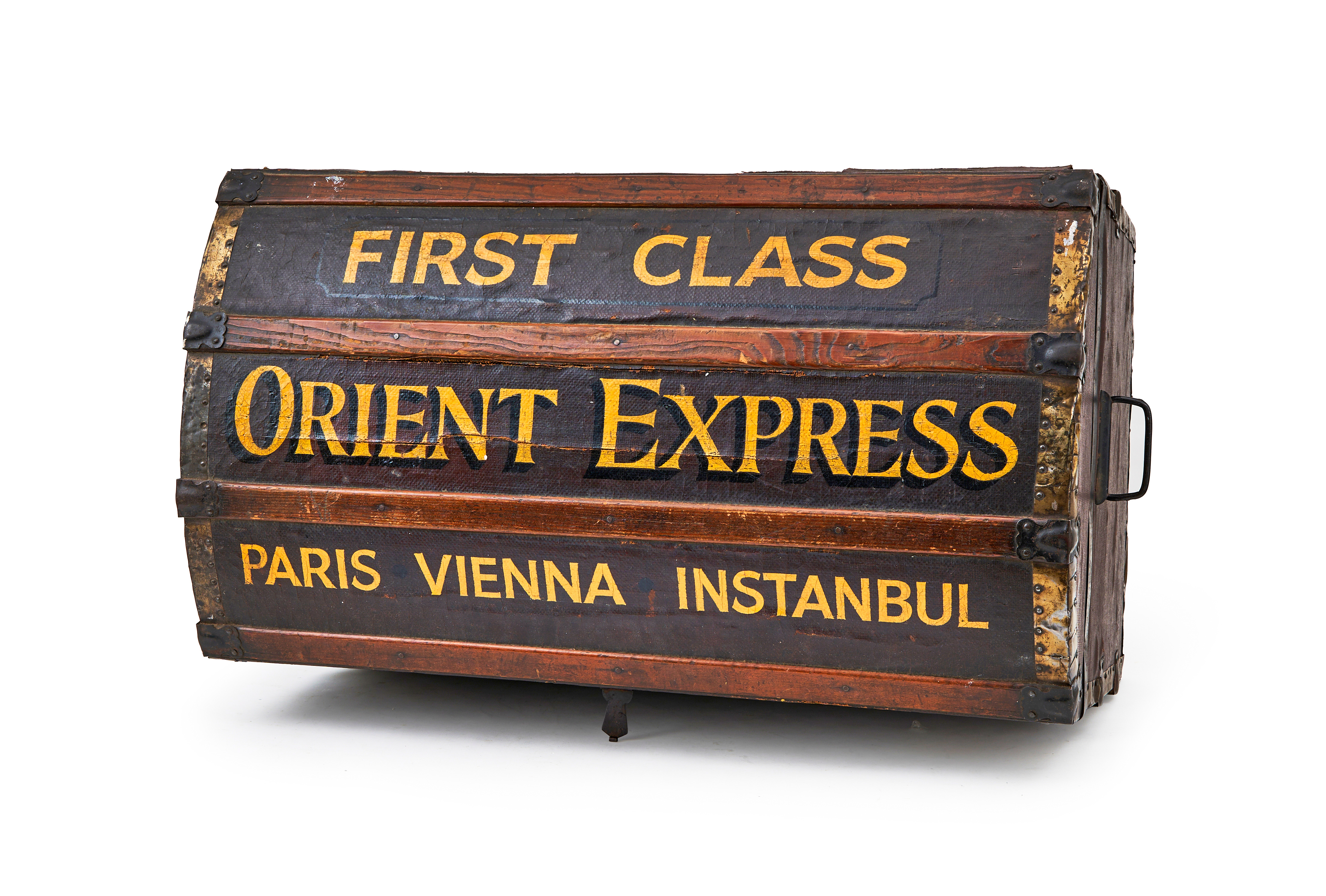 FIRST CLASS ORIENT EXPRESS CHEST, PARIS, VIENNA, ISTANBUL, 20TH CENTURY - Bild 5 aus 9