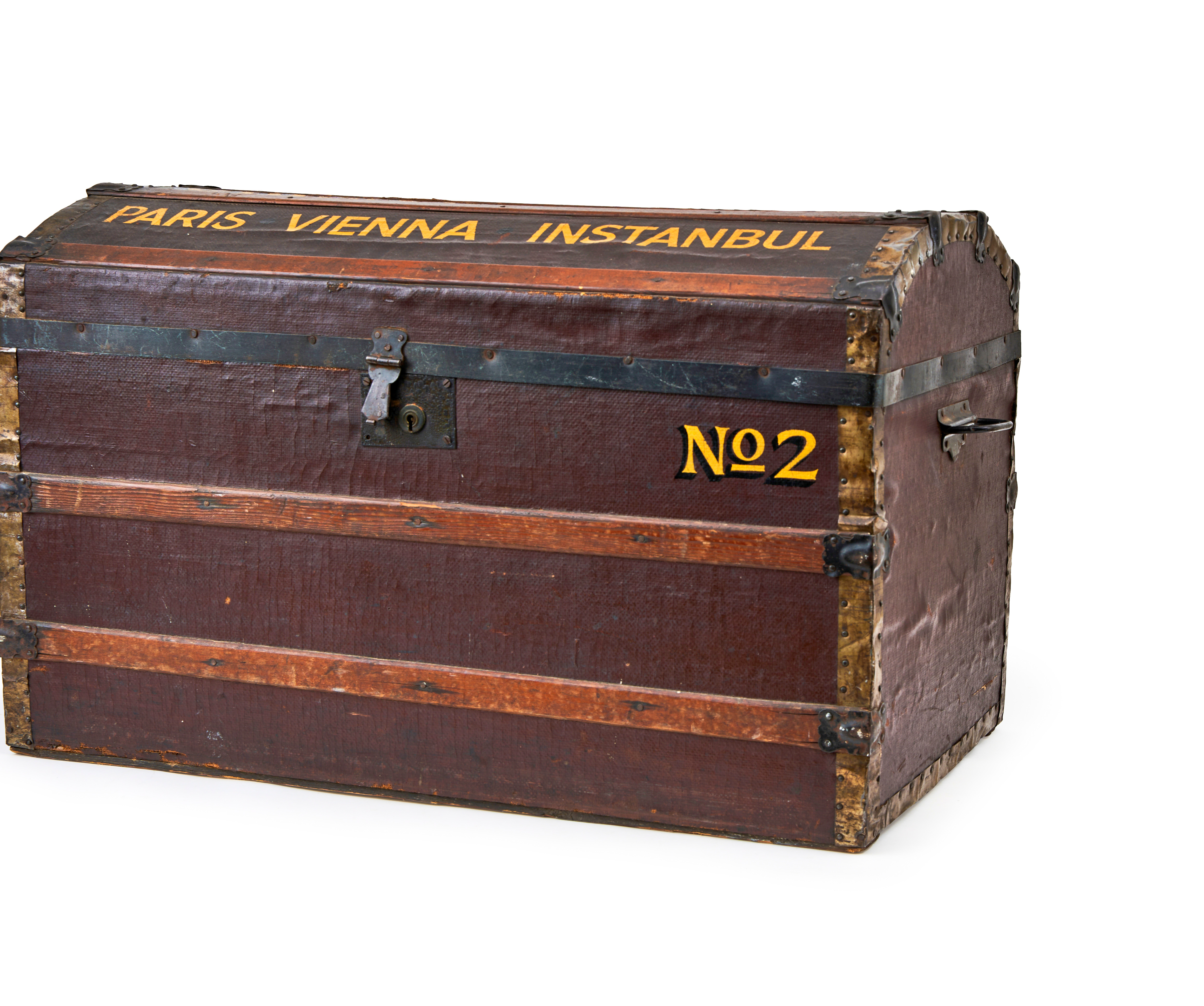 FIRST CLASS ORIENT EXPRESS CHEST, PARIS, VIENNA, ISTANBUL, 20TH CENTURY - Bild 2 aus 9